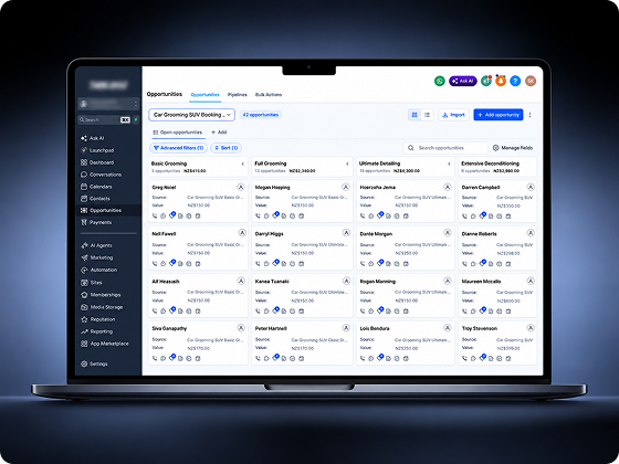 FlowSync AI — AI Automation project mockup
