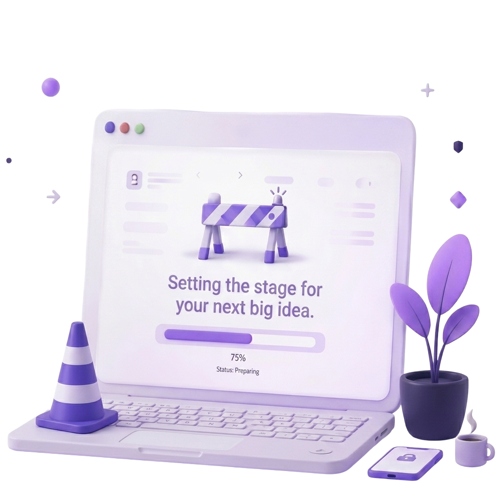 Website under construction illustration
